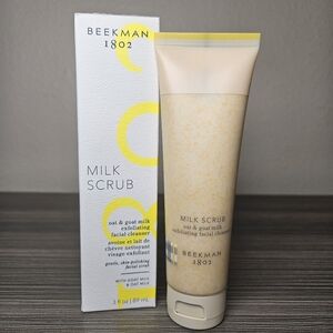 Beekman 1802 Milk Scrub 3oz Oat & Goat Milk Exfoliating Facial Cleanser